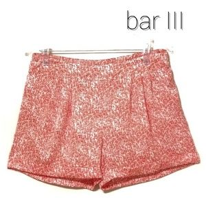 🔥Silky Print Cuffed Dress Shorts EUC